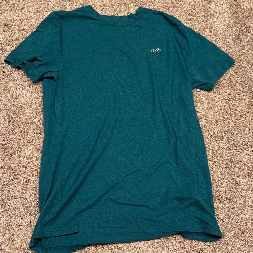 Hollister Teal Short Sleeve Tee
